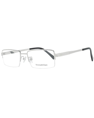 Ermenegildo Zegna Men's Silver Optical Frames - One Size
